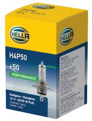 Hella - Hella H4P50 Rear +50 Performance Bulb 12V 60/55W - Image 2