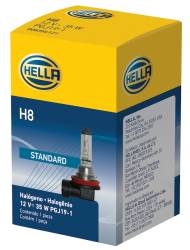 Hella - Hella H8 Standard Halogen Bulb 12V 35W PGJ19-1 Base - Image 2