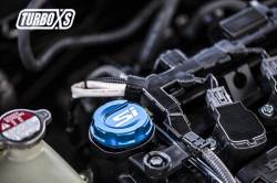 Turbo XS - Turbo XS HC-OC-BLU-SI Oil Cap for 2017 Honda Civic - Image 2