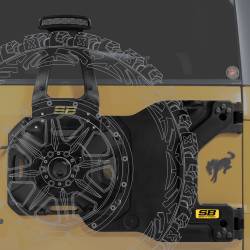 Smittybilt - Smittybilt 6143 Spare Tire Carrier for 21+ Ford Bronco 2/4-DR - Image 5