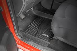 Rough Country Suspension Systems - Rough Country Front Floor Liners Black for 12-18 Ram Trucks Standard FF-3121 - Image 2