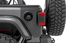 Rough Country Suspension Systems - Rough Country Trail Cladding Rear Corner Guards Black for Wrangler JL TC13026 - Image 2