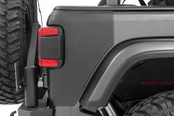 Rough Country Suspension Systems - Rough Country Trail Cladding Rear Corner Guards Black for Wrangler JL TC13026 - Image 4
