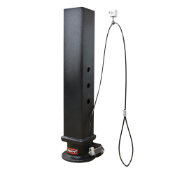 GEN-Y Hitch - GEN-Y GH-7101 Gooseneck Static Snaplatch 2-5/16" Coupler 4" Sq Tube Pull Cable - Image 1