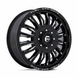 Fuel 1PC - Fuel Off Road D868 ARC DUALLY 20x8.25 8x6.5 -246mm Black/Milled D86820827245 - Image 1