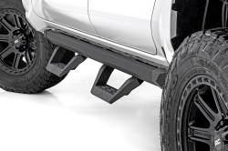 Rough Country Suspension Systems - Rough Country 73004 SRX2 Drop Step Nerf Bars Black for 24-25 Tacoma Double Cab - Image 1