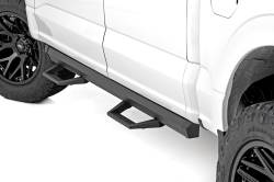Rough Country Suspension Systems - Rough Country 51131 SRL2 Drop Step Nerf Bars Black for 19-25 Ford Ranger Crew - Image 1
