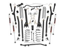 Rough Country Suspension Systems - Rough Country 66340 4"Suspension Lift Kit for 97-06 Jeep Wrangler TJ - Image 1