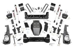Rough Country Suspension Systems - Rough Country 10370 5" Suspension Lift Kit 11-19 Silverado/Sierra HD - Image 1