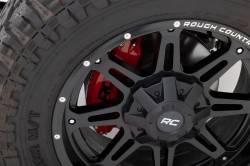 Rough Country Suspension Systems - Rough Country Bolt-On Rear Caliper Covers Red for 07-18 Wrangler JK 711402 - Image 4
