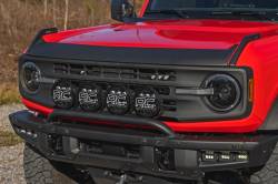 Rough Country Suspension Systems - Rough Country Trail Cladding Hood Protector Black Ford Bronco TC105204 - Image 6