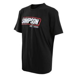 Simpson Safety - Simpson Safety 44018S USA Flag Black Small T-Shirt - Image 3