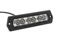 Rough Country Suspension Systems - Rough Country Chrome Series 6" Flush Mount LED Light Bars-Flood 70916A - Image 2