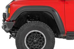 Rough Country Suspension Systems - Rough Country O-F12124 Sport Black Fender Flares 21-25 Bronco 4DR - Image 6