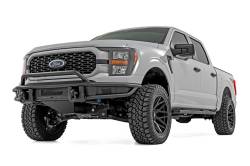 Rough Country Suspension Systems - Rough Country Tubular Black Front Bumper 21-23 Ford F150 51216 - Image 4