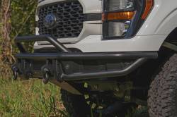 Rough Country Suspension Systems - Rough Country Tubular Black Front Bumper 21-23 Ford F150 51216 - Image 5
