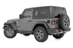 Rough Country Suspension Systems - Rough Country 3" Drop Step Nerf Bars Black for Jeep Wrangler JL 2DR RCJ1846B - Image 2