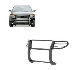Black Horse Off Road - Black Horse 17FJ30MA Black Grille Guard for 16-19 Ford Explorer - Image 1