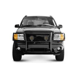 Black Horse Off Road - Black Horse 17FJ26MA-PLB Black Grille Guard w/LED for 02-05 Ford Explorer - Image 2