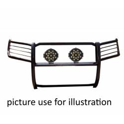 Black Horse Off Road - Black Horse 17FJ28MA-PLB Black Grille Guard w/LED for 11-15 Ford Explorer - Image 1