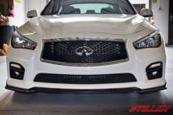 Stillen - Stillen KB11225 Sport Front Splitter Matte Black for 14-17 Infiniti Q50 Sport - Image 3