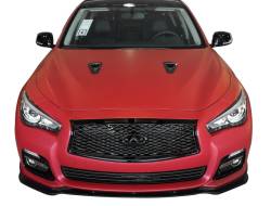 Stillen - Stillen KB11226 Premium Front Splitter Matte Black for 14-17 Infiniti Q50 - Image 8