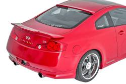 Stillen - Stillen 1036050MB Rear Roof Spoiler Matte Black for 03-07 Infiniti G35 Coupe - Image 2