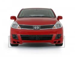 Stillen - Stillen 107011 Unpainted Front Lip Spoiler for 07-11 Nissan Versa - Image 2