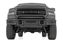 Rough Country Suspension Systems - Rough Country 51214 Tubular Black Front Bumper for 19-24 Ram 1500 - Image 2