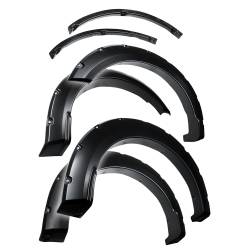 TYGER Auto - Tyger TG-FF8F4168 4PC Rivet Style Black Fender Flares 15-17 Ford F150 - Image 1