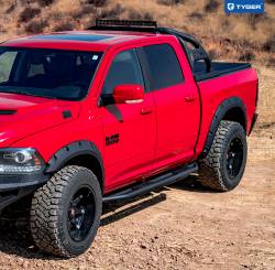 TYGER Auto - TYGER Auto TG-FF8D4147 4PC Rivet Style Fender Flares for 09-18 Dodge Ram 1500 - Image 4