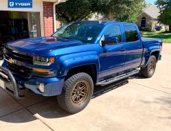 TYGER Auto - Tyger TG-FF8C4118 4PC Rivet Style Black Fender Flares 14-18 Silverado 1500 5.5' - Image 3