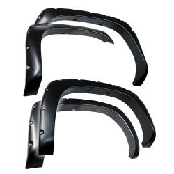 TYGER Auto - Tyger TG-FF8C4058 4PC Rivet Black Fender Flares for 99-06 Silverado & Sierra - Image 1
