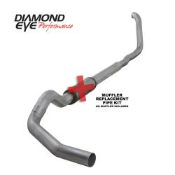Diamond Eye Performance - Diamond Eye 5" Alum Turbo Back Exhaust for 00-03.5 Ford F250/F350 7.3L K5323A-R - Image 1