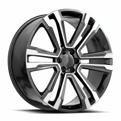 O.E. Revolution - O.E. Revolution Wheel G10 24x10 6x5.5 31mm Black/Machined G10-24105031BM - Image 1