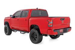 Rough Country Suspension Systems - Rough Country 82001C 3" Drop Step Nerf Bars Black for 05-25 Nissan Frontier Crew - Image 3