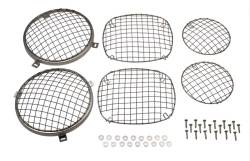 Kentrol - Kentrol 30465 Polished Wire Mesh Guard Set 6pc for 76-86 Jeep CJ - Image 1