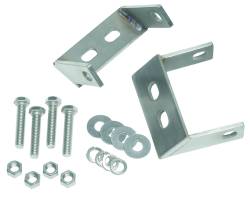 Kentrol - Kentrol 30508 Polished Rear Bumper Brackets Pair for 45-86 Jeep CJ - Image 1