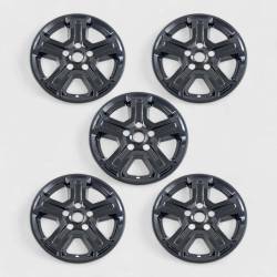 Trim Illusion - Trim Illusion WSK706-17BLK 17" OE Wheel Skin Covers Black for 18-23 Wrangler JL - Image 1