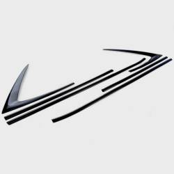 Trim Illusion - Trim Illusion WT6006BLK Front &Rear Window Trim Set Black 18-24 Chevy Equinox - Image 2