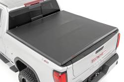 Rough Country Suspension Systems - Rough Country Soft Tri-Fold Tonneau Cover Silverado/Sierra 6.6' 41308650A - Image 1