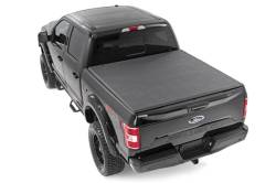 Rough Country Suspension Systems - Rough Country Soft Tri-Fold Tonneau Cover 21-25 Ford F150 6.5' 41521650A - Image 2
