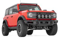 Rough Country Suspension Systems - Rough Country Black Series 6.5" Halo DRL LED Lights-Combo 70805B - Image 6