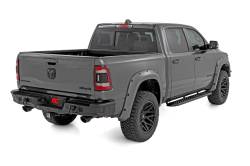 Rough Country Suspension Systems - Rough Country 51215 Tubular Black Rear Bumper for 19-24 Ram 1500 - Image 2
