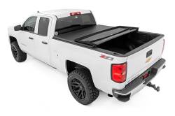 Rough Country Suspension Systems - Rough Country Soft Tri-Fold Tonneau Cover Silverado/Sierra 6.6' 41214650A - Image 2