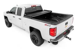 Rough Country Suspension Systems - Rough Country Soft Tri-Fold Tonneau Cover Silverado/Sierra 6.6' 41214650A - Image 3