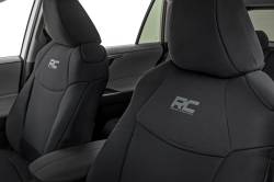 Rough Country Suspension Systems - Rough Country Front/Rear Seat Covers Black for 19-25 Toyota RAV4 91064 - Image 2