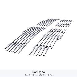 APS - APS Stainless Billet Grille-Polish for 04-06 Dodge Durango GR04FFD44S - Image 2