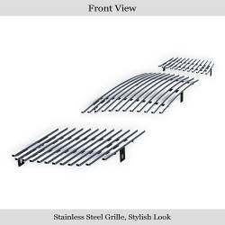 APS - APS Stainless Billet Grille-Polish for 04-07 Nissan Titan/Armada GR14HED22S - Image 2