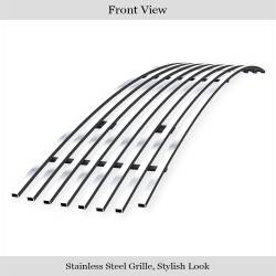 APS - APS Stainless Billet Bumper Grille-Polish for 03-05 Nissan 350Z GR14FED15S - Image 2